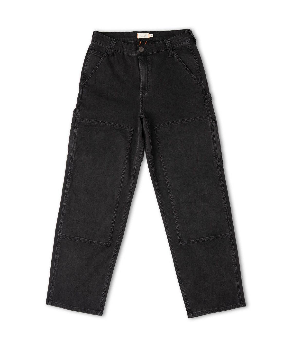 Black pants on a white background