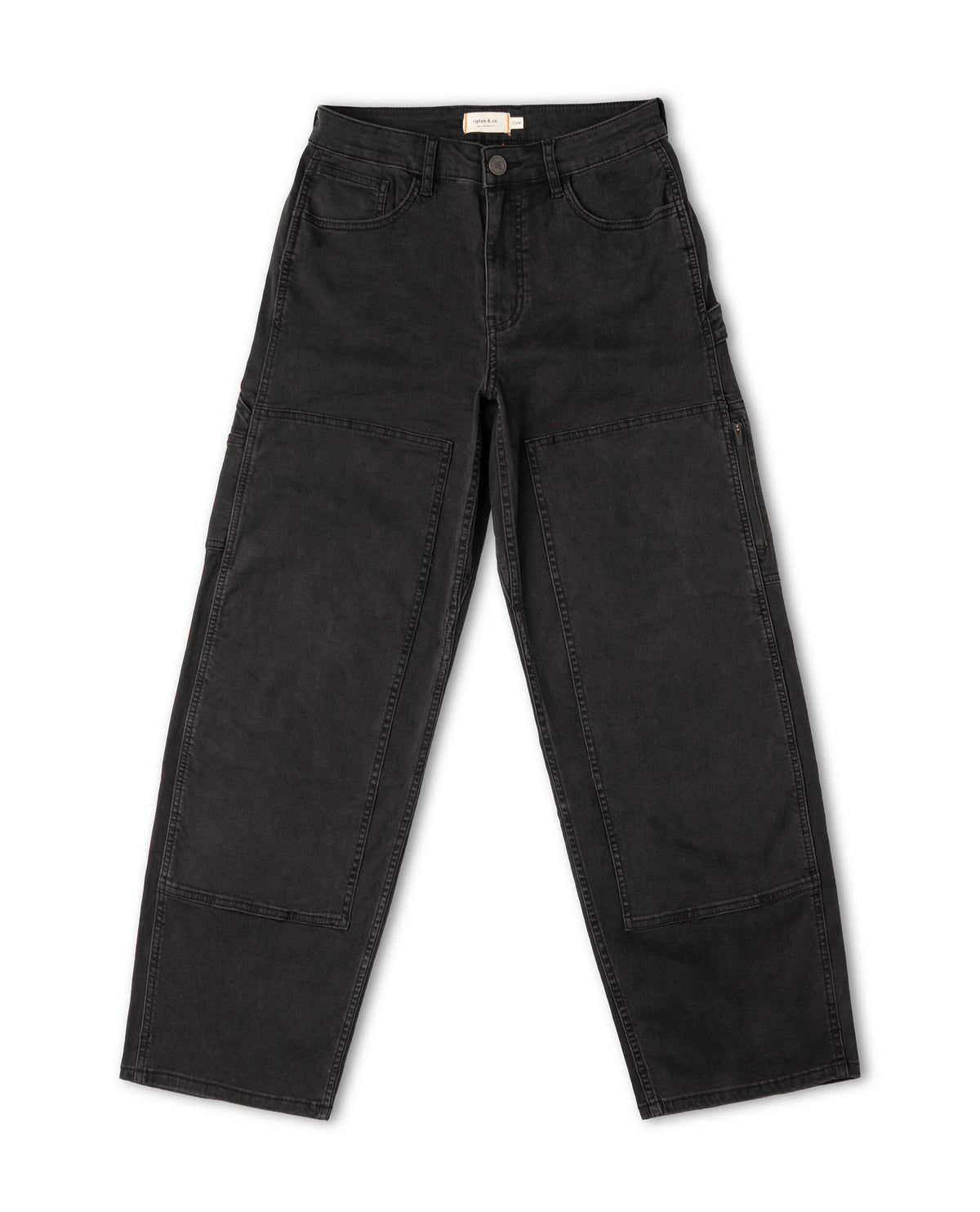 Black pants on a white background