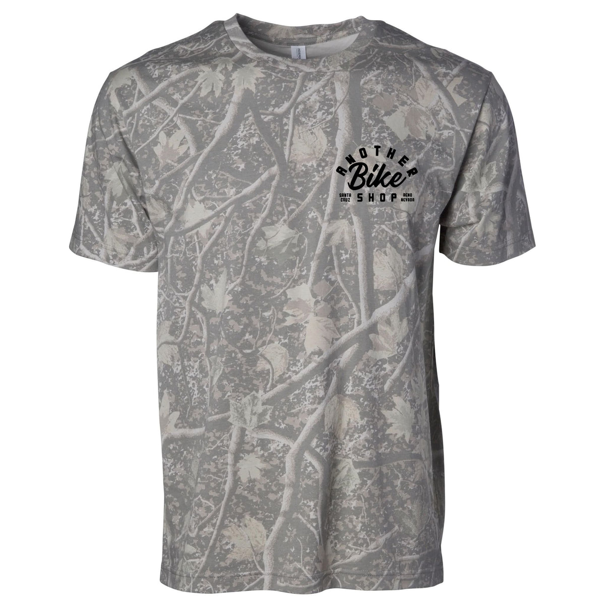 ABS Badge SS Tee in Deadwood - front view with modern ABS logo
