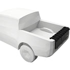 White printer cartridge with black ink cartridge on a white background