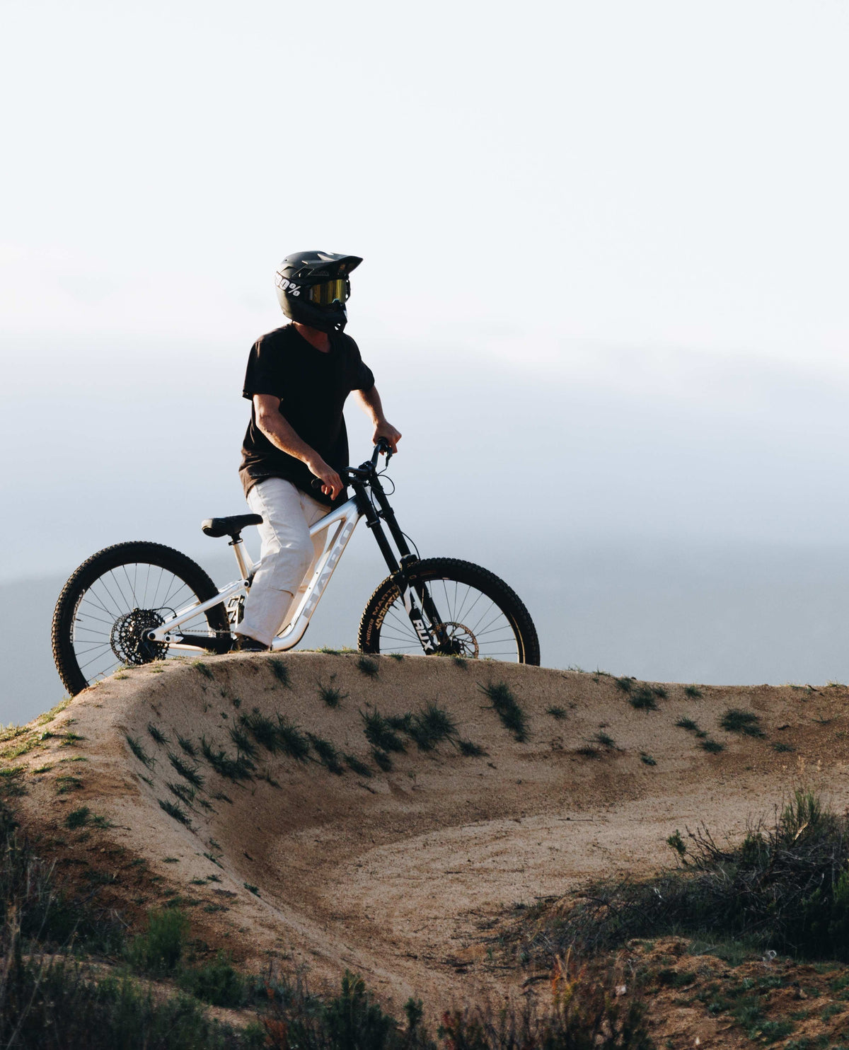 Jon Simek wearing bone utility