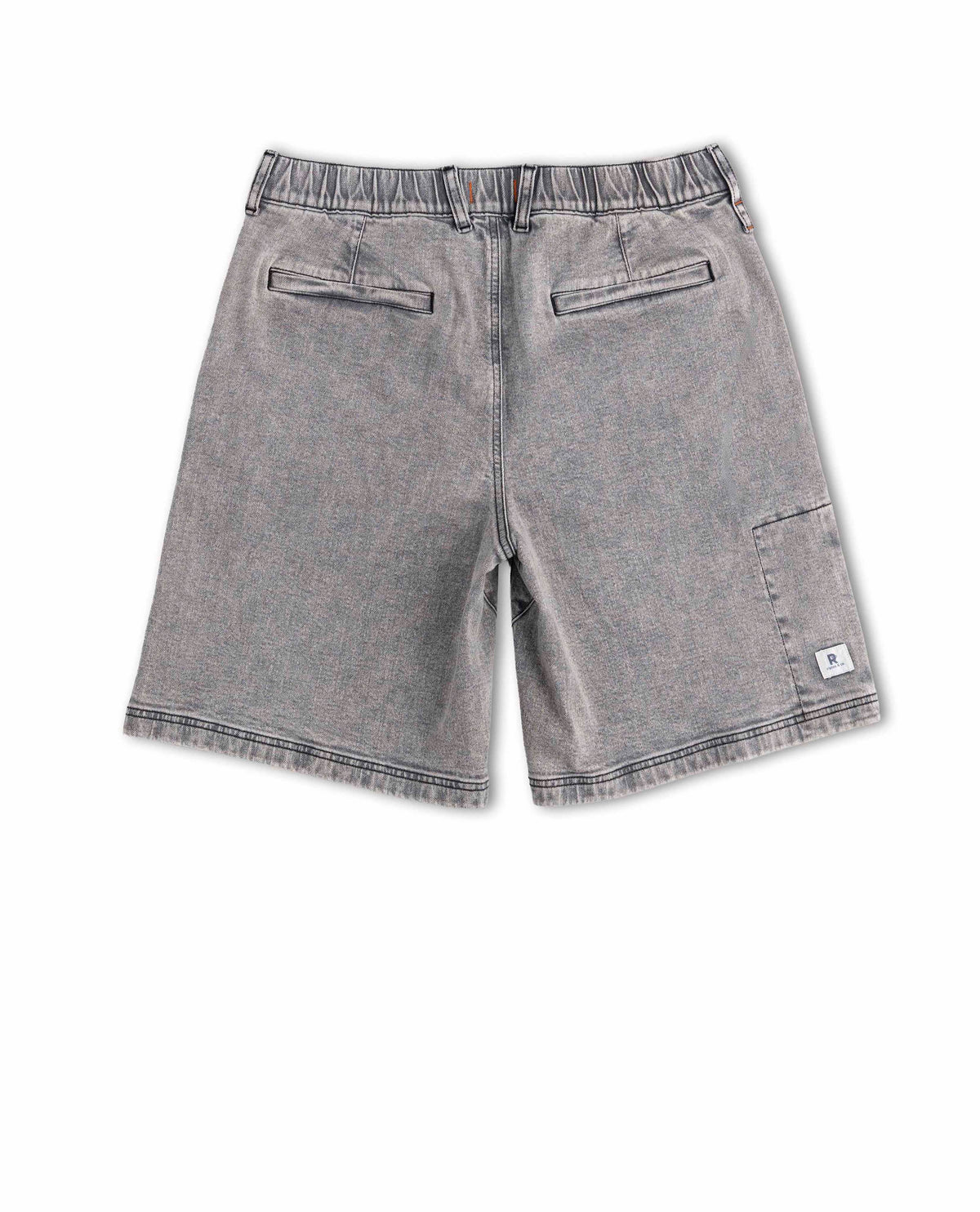 Gray shorts on a white background