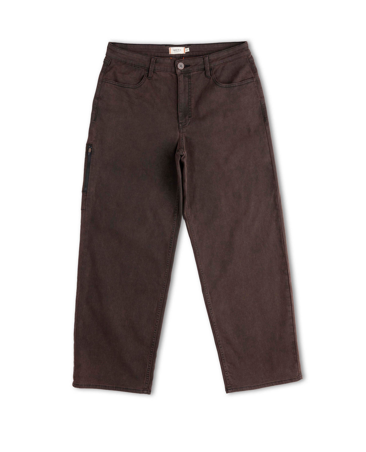 Brown pants on a white background