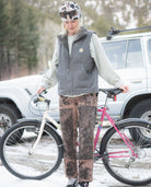 Mo looking cool in Mixed Nuts women's Superlite Utility Jeans