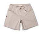 Beige shorts on a white background