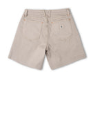 Beige shorts on a white background