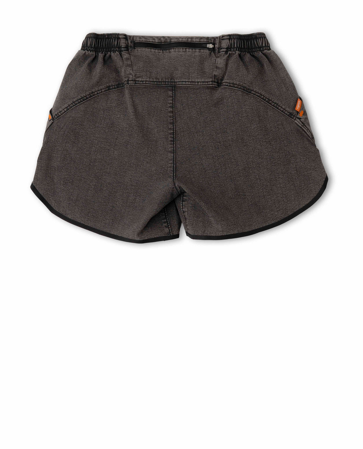 Gray shorts on a white background