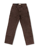 Brown pants on a white background