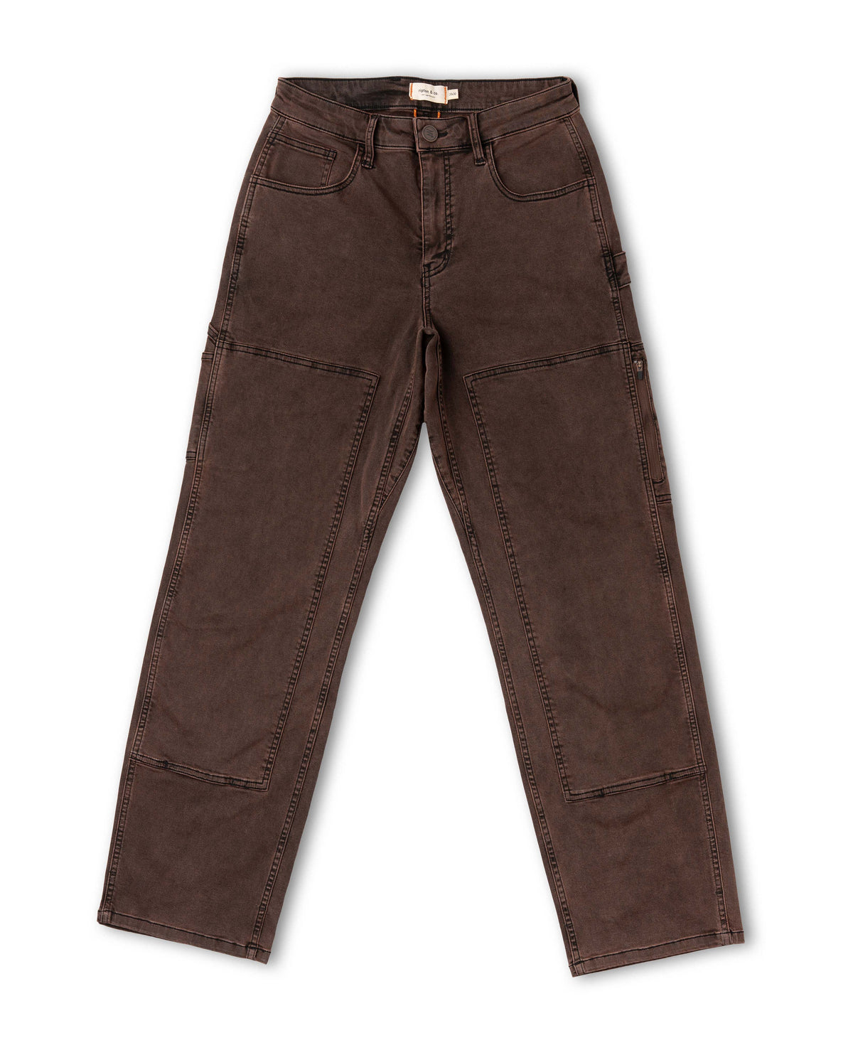 Brown pants on a white background