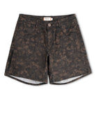 Camouflage shorts on a white background