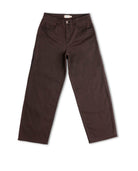 Brown pants on a white background