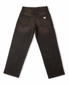 Brown pants on a white background