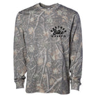 ABS Badge LS Tee in Deadwood - front view with modern ABS logo