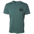 ABS Badge SS Tee in Alpine - front view with modern ABS logo