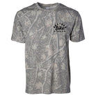 ABS Badge SS Tee in Deadwood - front view with modern ABS logo