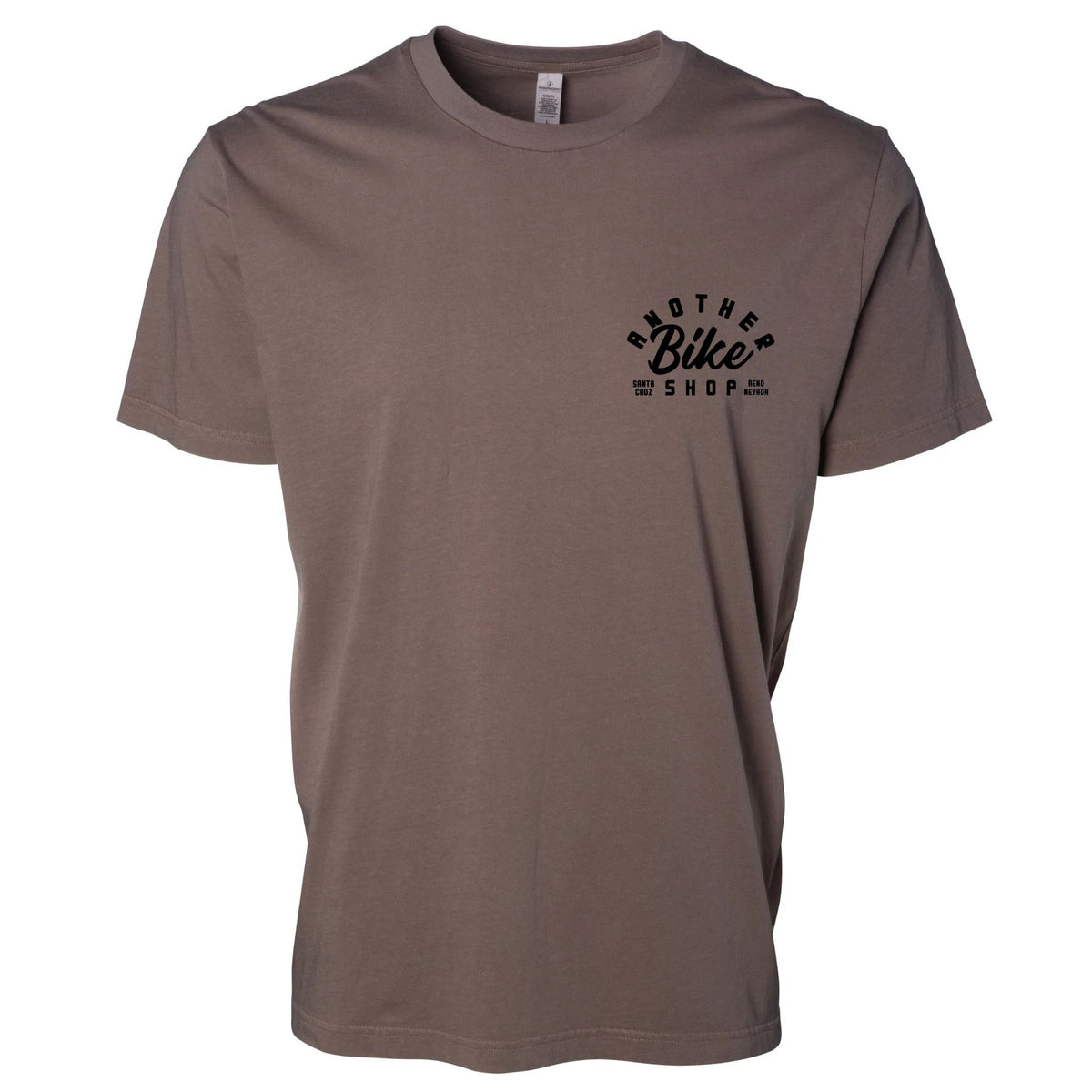 ABS Badge SS Tee in Pigment Clay - front view with modern ABS logo