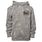  ABS Badge Hoodie in Deadwood - front view with modern ABS logo