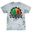 ABS Vintage Tie Dye SS Tee in Crystal Forest - back view featuring 1990-2000 ABS heritage logo