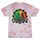 ABS Vintage Tie Dye SS Tee in Crystal Posey - back view featuring 1990-2000 ABS heritage logo