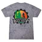 ABS Vintage Tie Dye SS Tee in Smoke - back view featuring 1990-2000 ABS heritage logo
